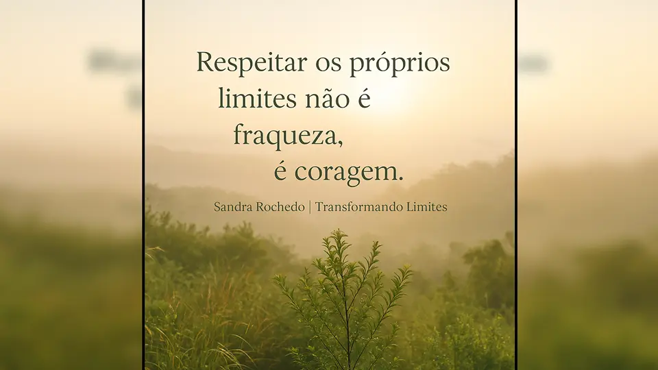 respeitar os próprios limites